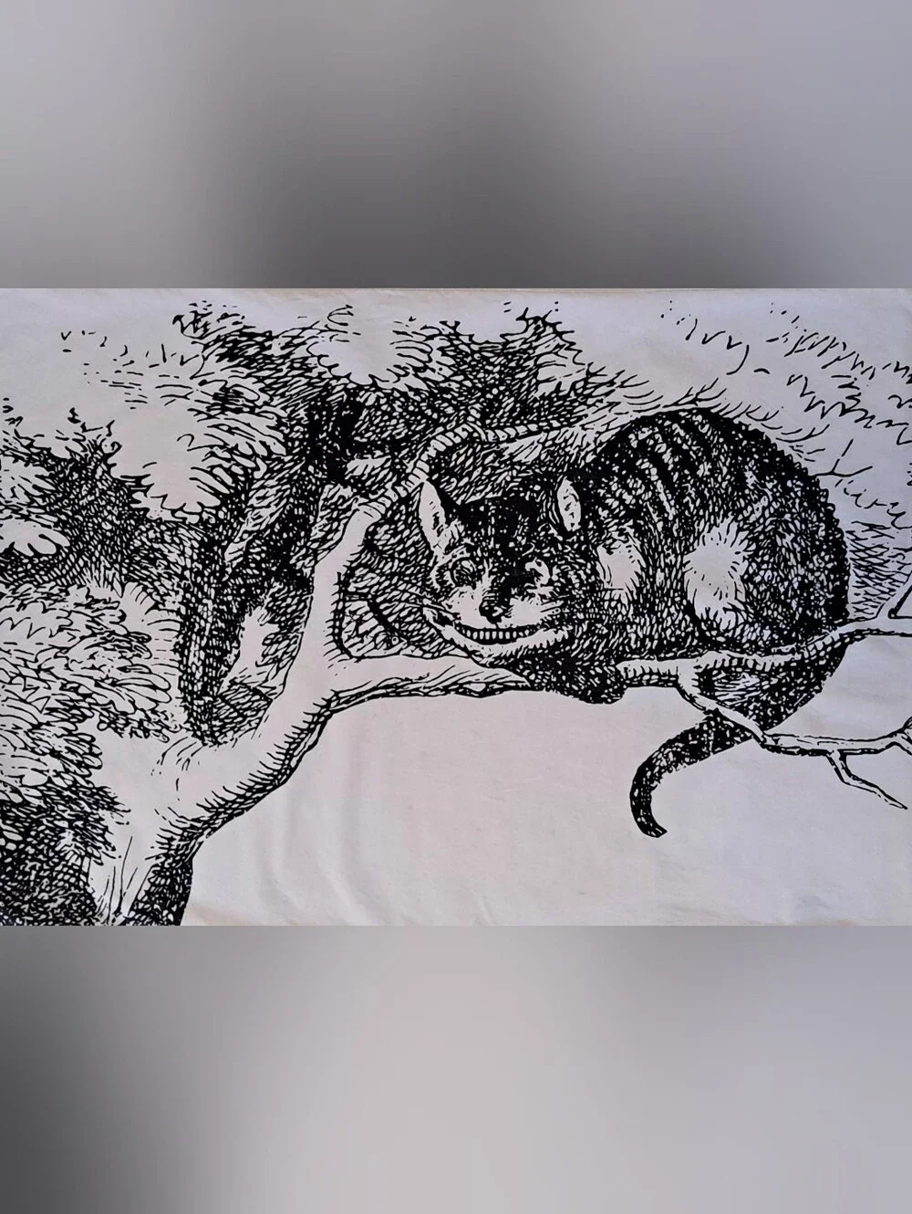 Alice In Wonderland (tea party) & The Cheshire Cat pillow cases.